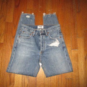AGOLDE Jame Hi-Rise Button-Fly Jeans